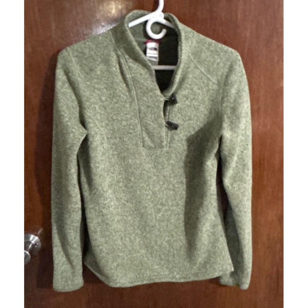 The North Face Women's sz S Crescent Ridge Sweater Shawl Collar Toggle Closure